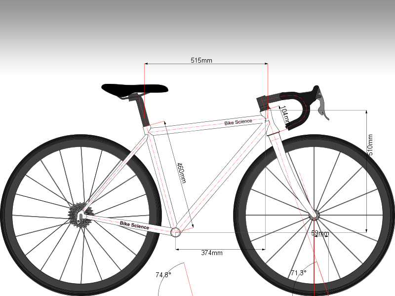 Viner Womens Specific Geometry (all bikes) - Medium
