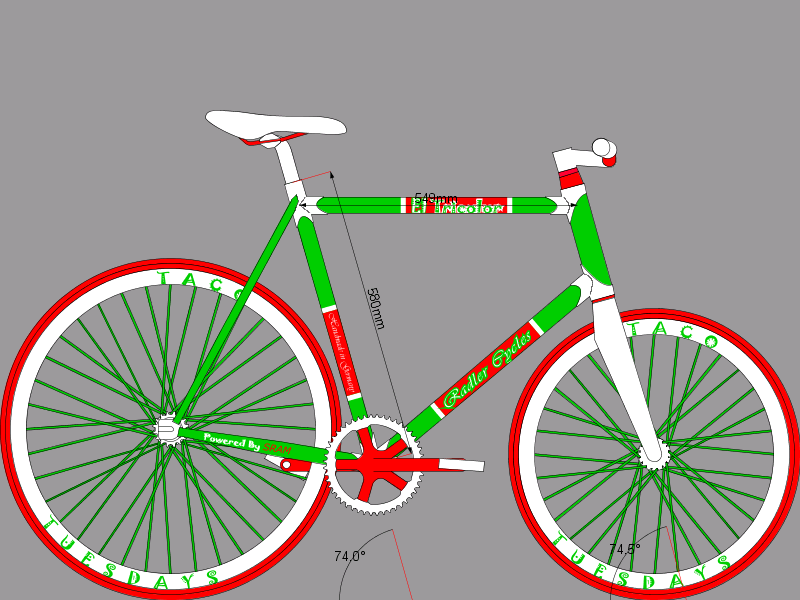 Radler Cycles El Tricolor