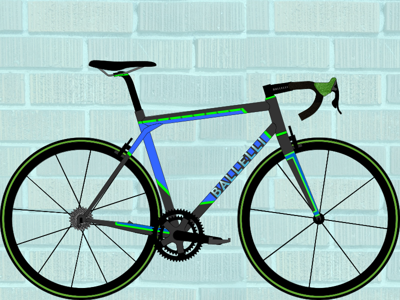 BALLELLI blue/green sprinter