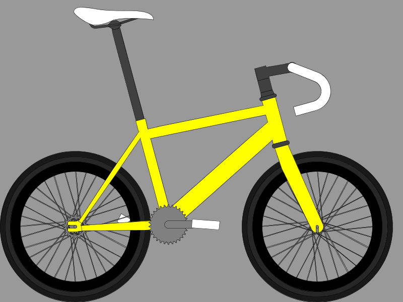blank bike racar
