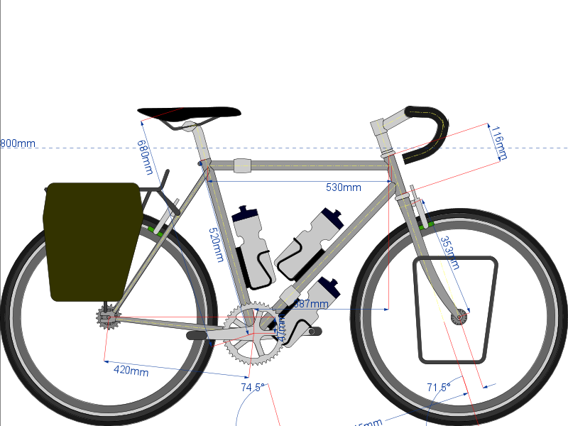 Custom touring Fixed gear Kermitage 01 Custom touring Fixed gear Kermitage 01