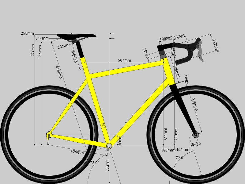 Bike Fit Base drawing