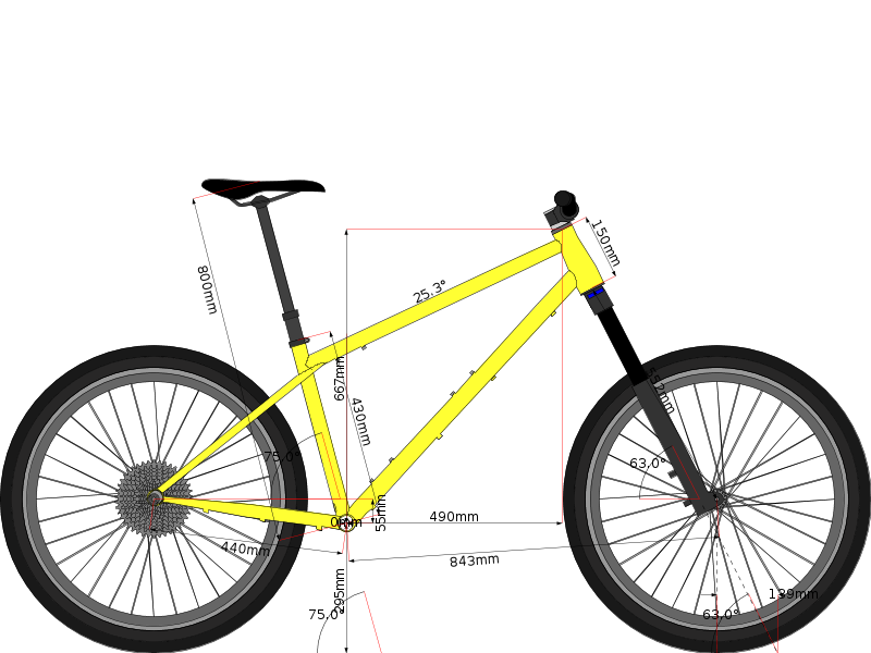 bike Potoo 27.5 tall 44/56HT
