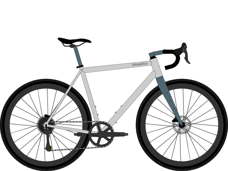 Simpatico Crux Ti ACR Rawblue Simpatico Crux Ti ACR Rawblue