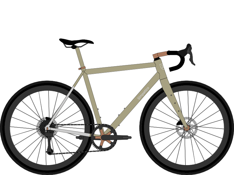 Simpatico N1 Verde Copper stays Simpatico N1 Verde Copper stays