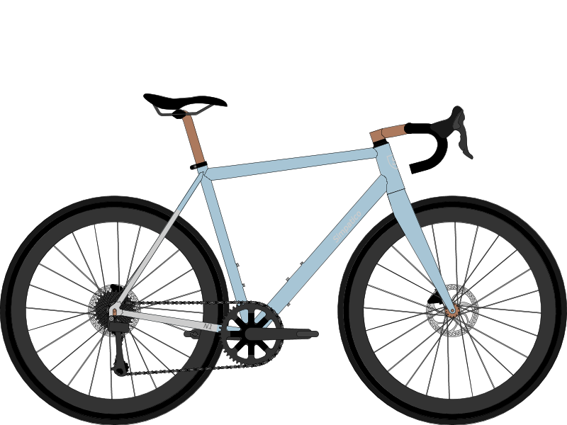 Simpatico N1 dustblue Copper stays Simpatico N1 dustblue Copper stays
